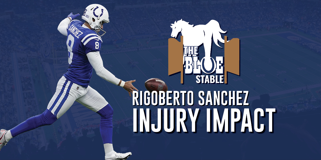 Colts punter Rigoberto Sanchez suffered a possible severe Achilles injury today in practice